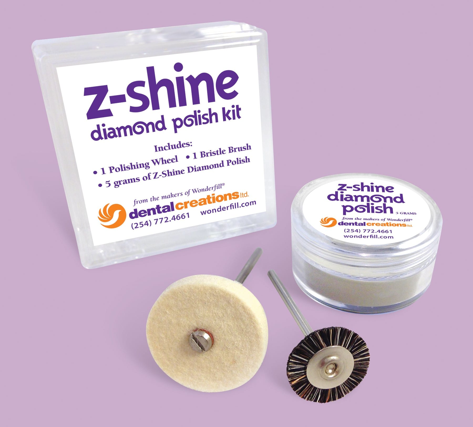 Circus person calendar Z-Shine Diamond Polish Kit - Dental Creations, Ltd.