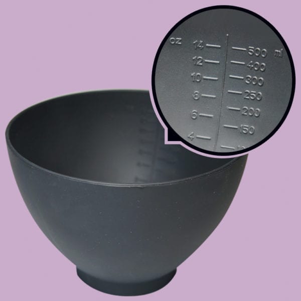 Dental Creations, Ltd - Sassy Flexible Mixing Bowls - 500cc Black Color