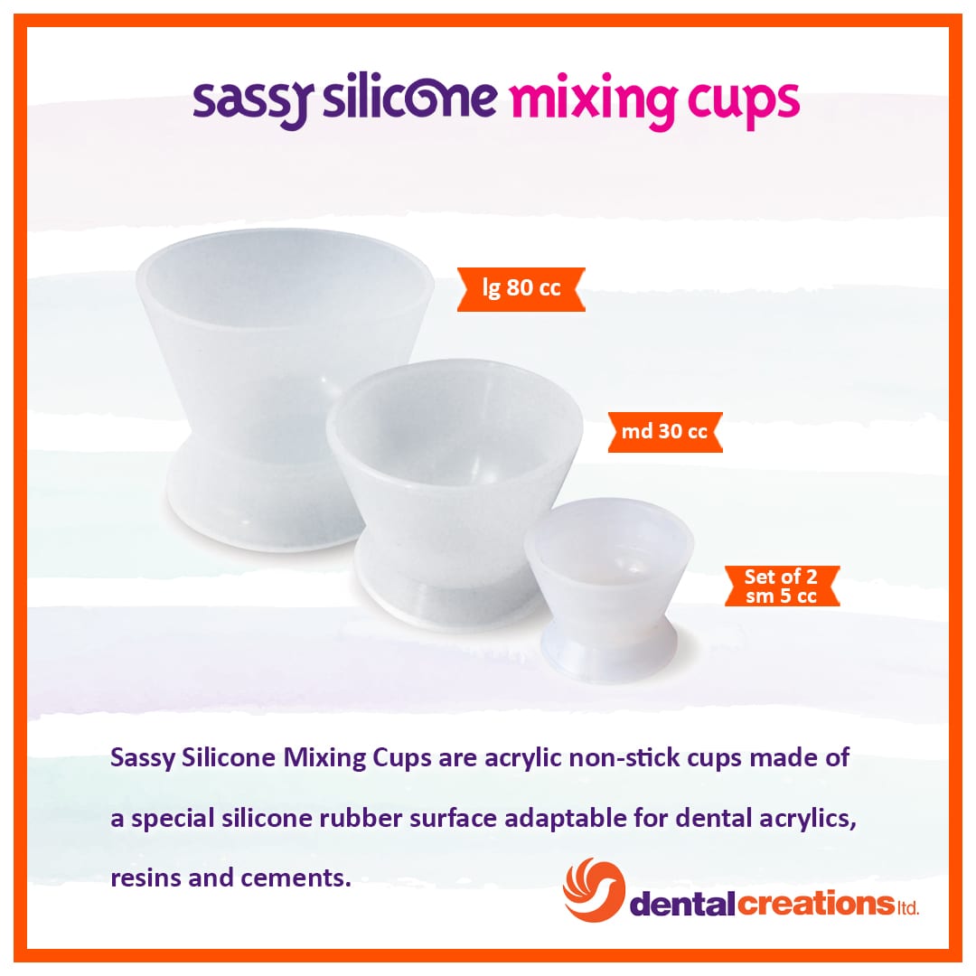 Dental Creations Ltd Sassy Silicone Acrylic Mixing Cups