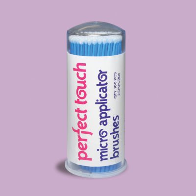 perfect touch micro applicator brushes blue large - dental laboratory products - dental creations ltd