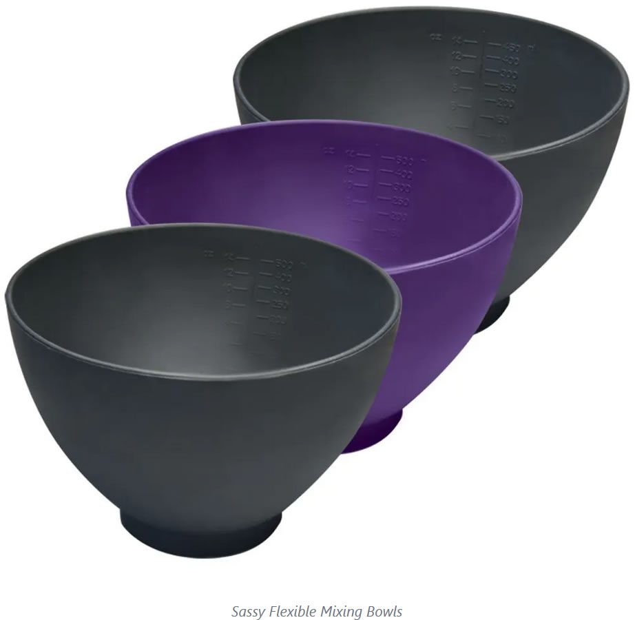 Dental Creations Ltd - Dental Laboratory Sassy Flexible Mixing Bowls