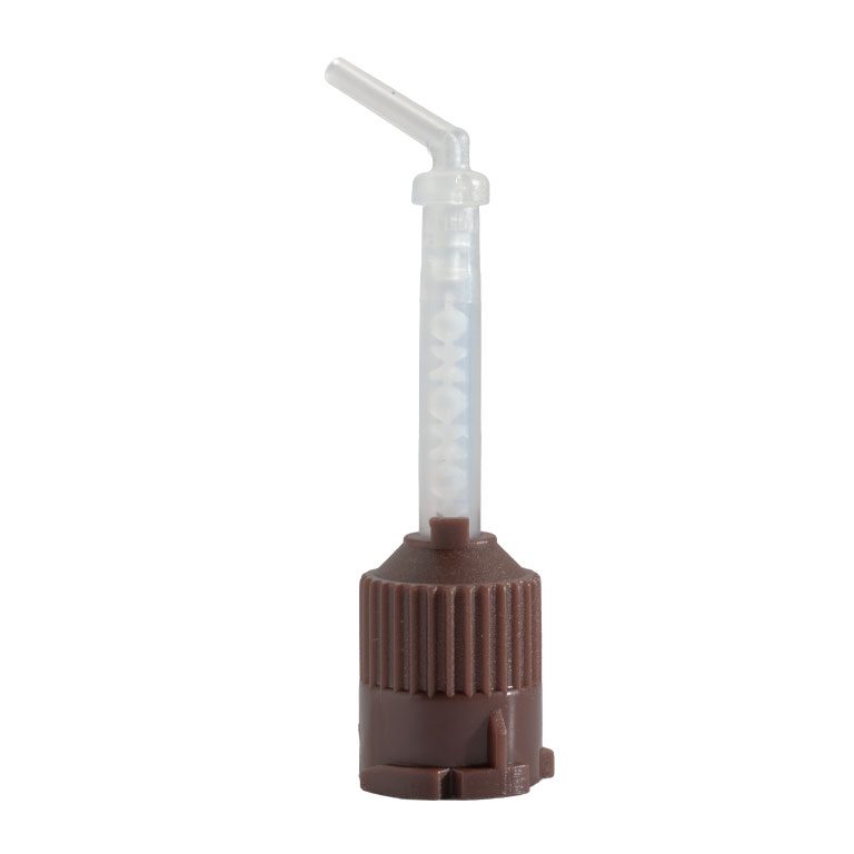 Item #63 Brown-White W Regular Tips White Background For Website Dental Creations Ltd Perfect Mixing Tips Brown & White
