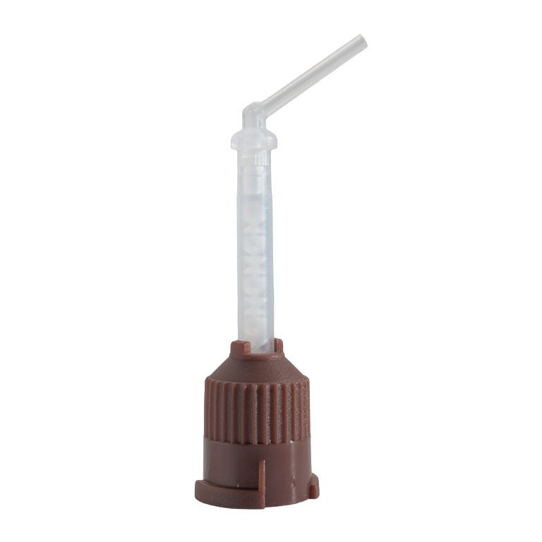 Item # 64 Brown-White XFine Tips White Background For Website Dental Creations Ltd Perfect Mixing Tips XFine Brown