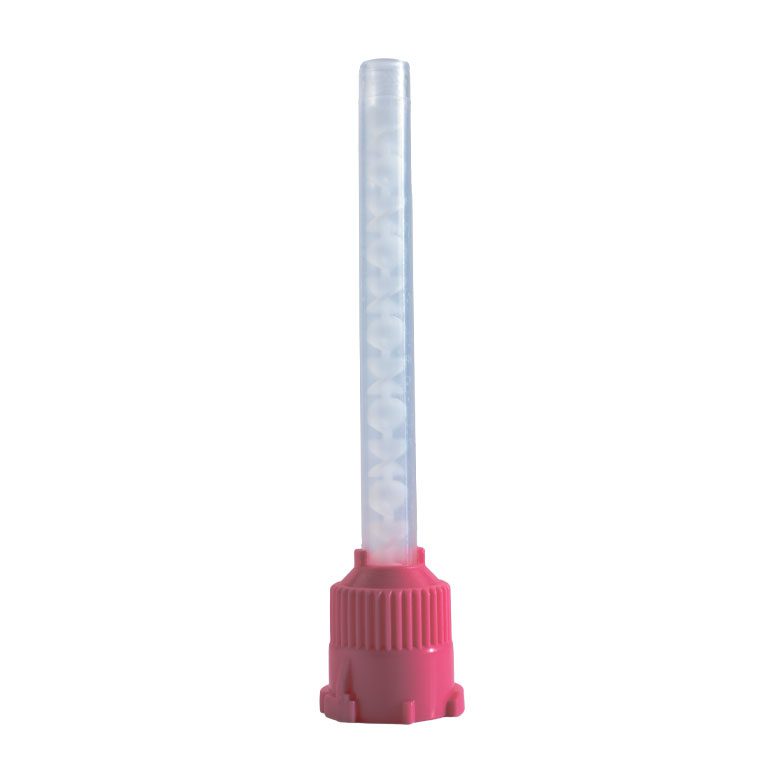 Item #82 Pink 5.4mm Tips White Background For Website Dental Creations Ltd Perfect Mixing Tips Pink