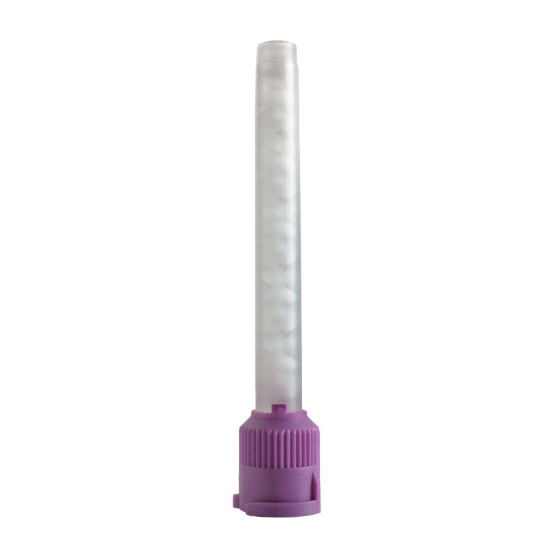 Item #84 Purple 7.5mm Tips White Background For Website Dental Creations Ltd Perfect Mixing Tips Purple