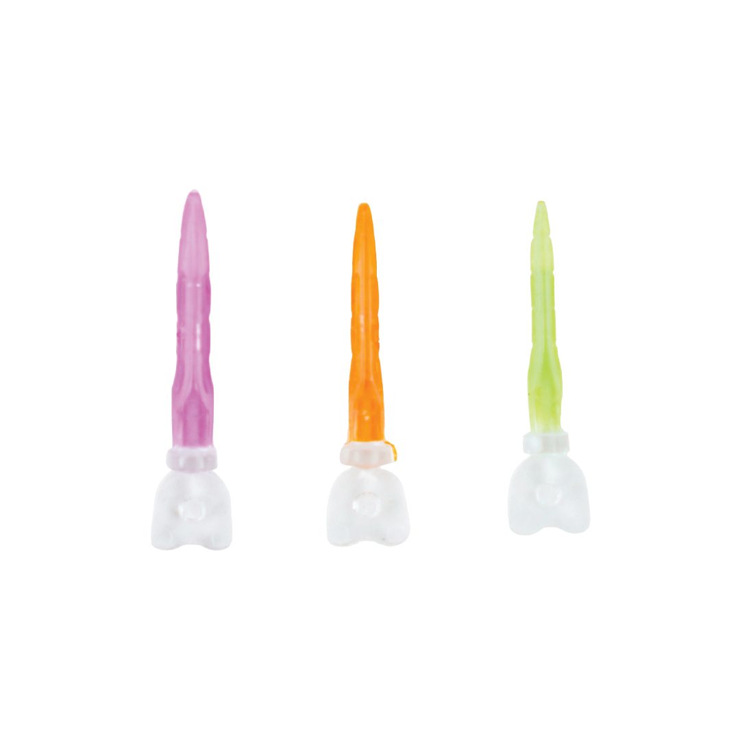 Smart Dental Wedges with Hole CMYK White Background